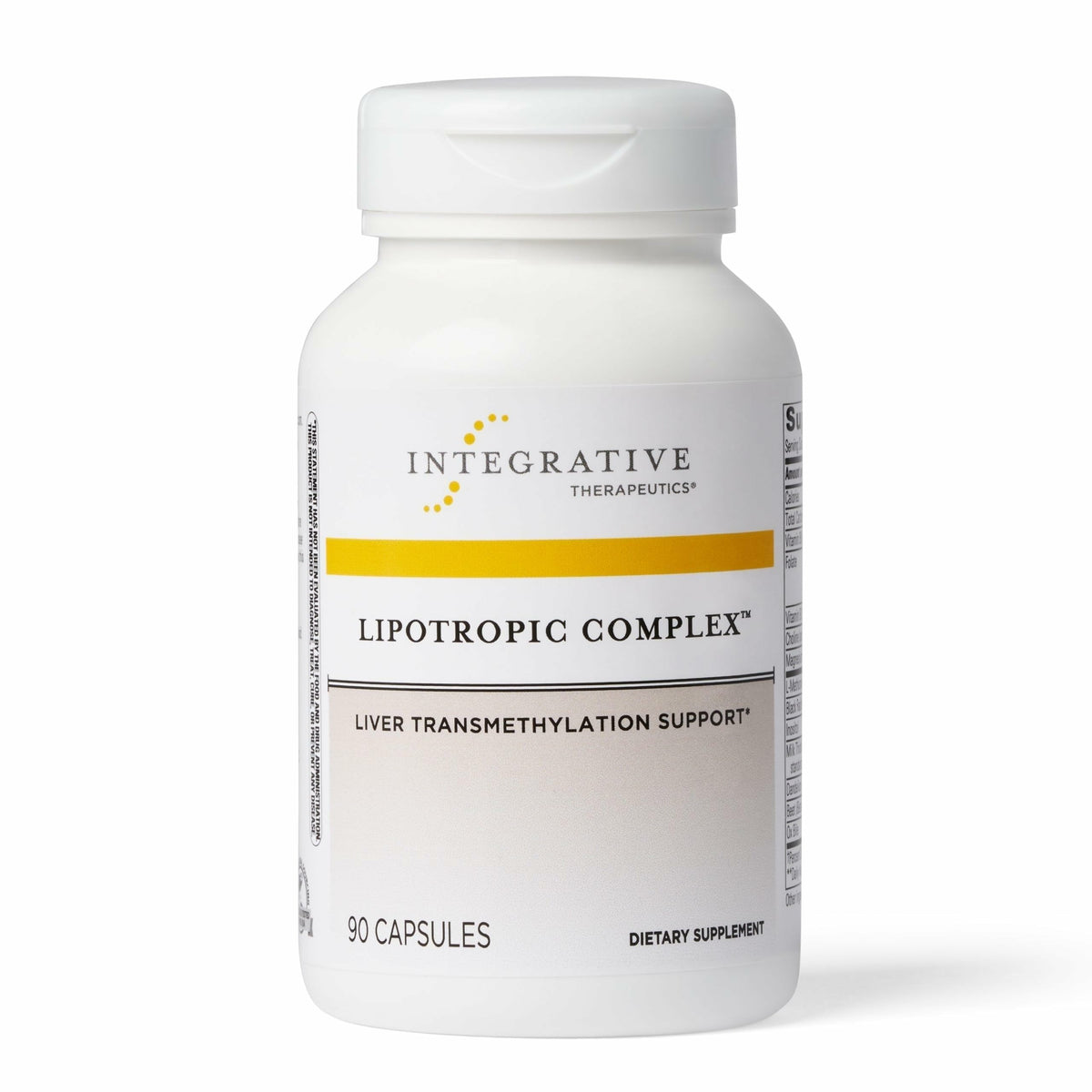 Integrative Therapeutics Lipotropic Complex bottle front view for liver support