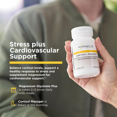 Integrative Therapeutics Magnesium Glycinate Plus bottle emphasizing heart and muscle support.