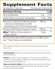 Neurologix capsules closeup reveals vegan, gluten-free daily memory support.