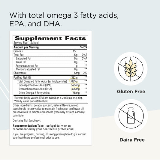 Close-up of the bottle label showing ingredients and rosemary preservation system.