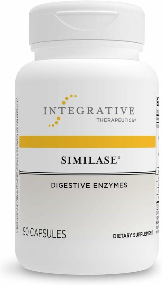 Integrative Therapeutics Similase bottle showing vegan digestion support for meals