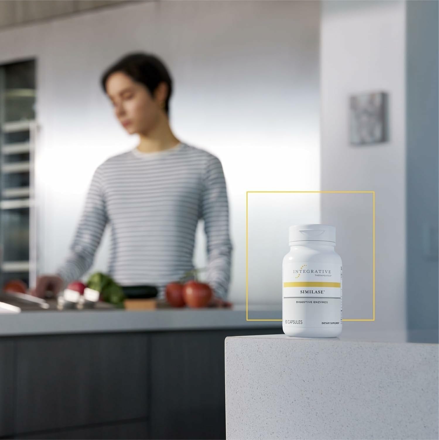 Integrative Therapeutics Similase packaging on shelf illustrating vegan enzyme supplement option