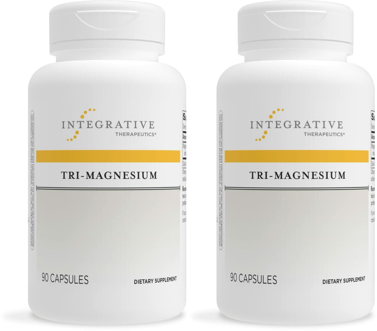 Integrative Therapeutics Tri-Magnesium bottle front view supports cellular energy metabolism