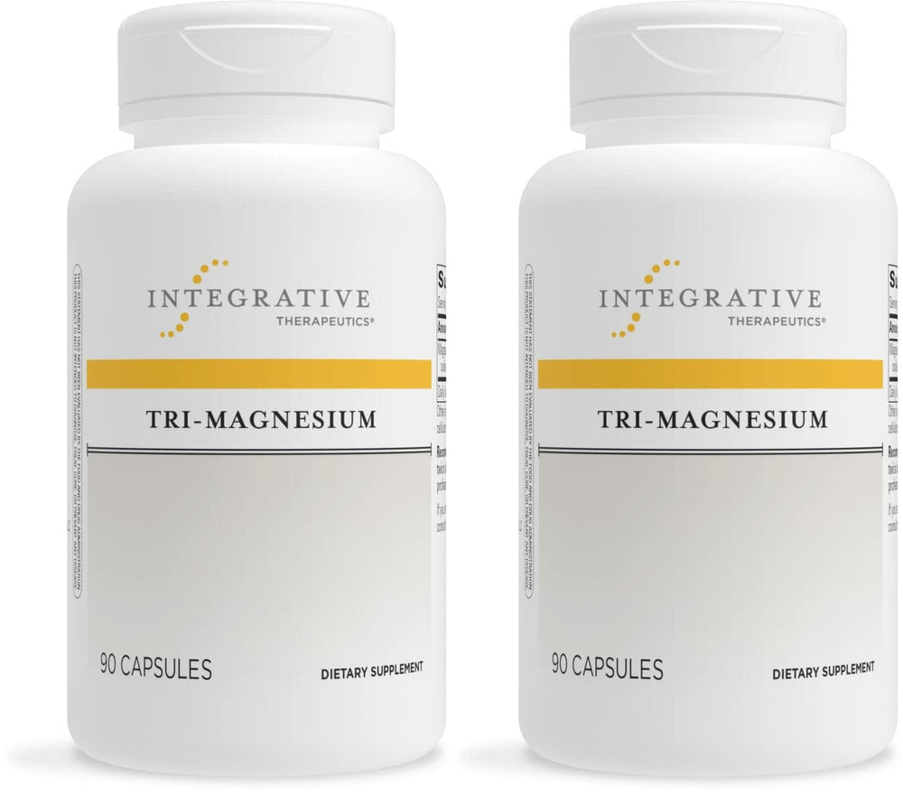 Integrative Therapeutics Tri-Magnesium bottle front view supports cellular energy metabolism