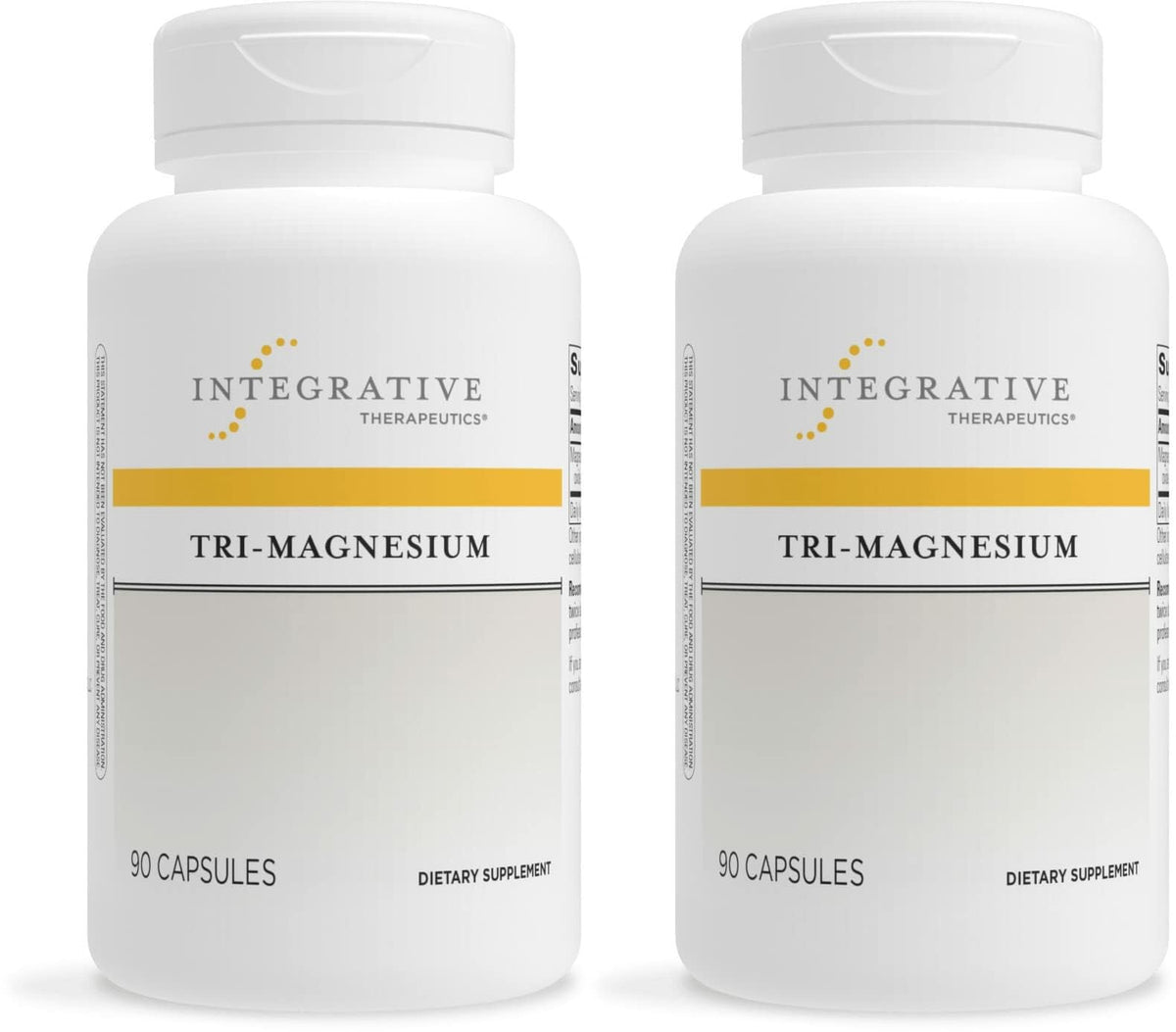 Integrative Therapeutics Tri-Magnesium bottle front view supports cellular energy metabolism