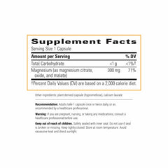 Tri-Magnesium capsules close-up highlighting energy support