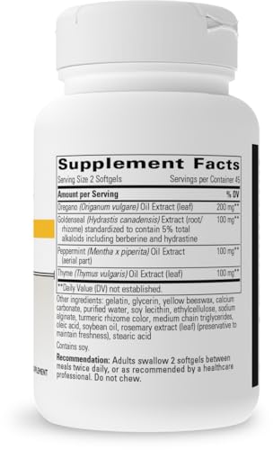Integrative Therapeutics Y Formula label highlights gluten-free and dairy-free