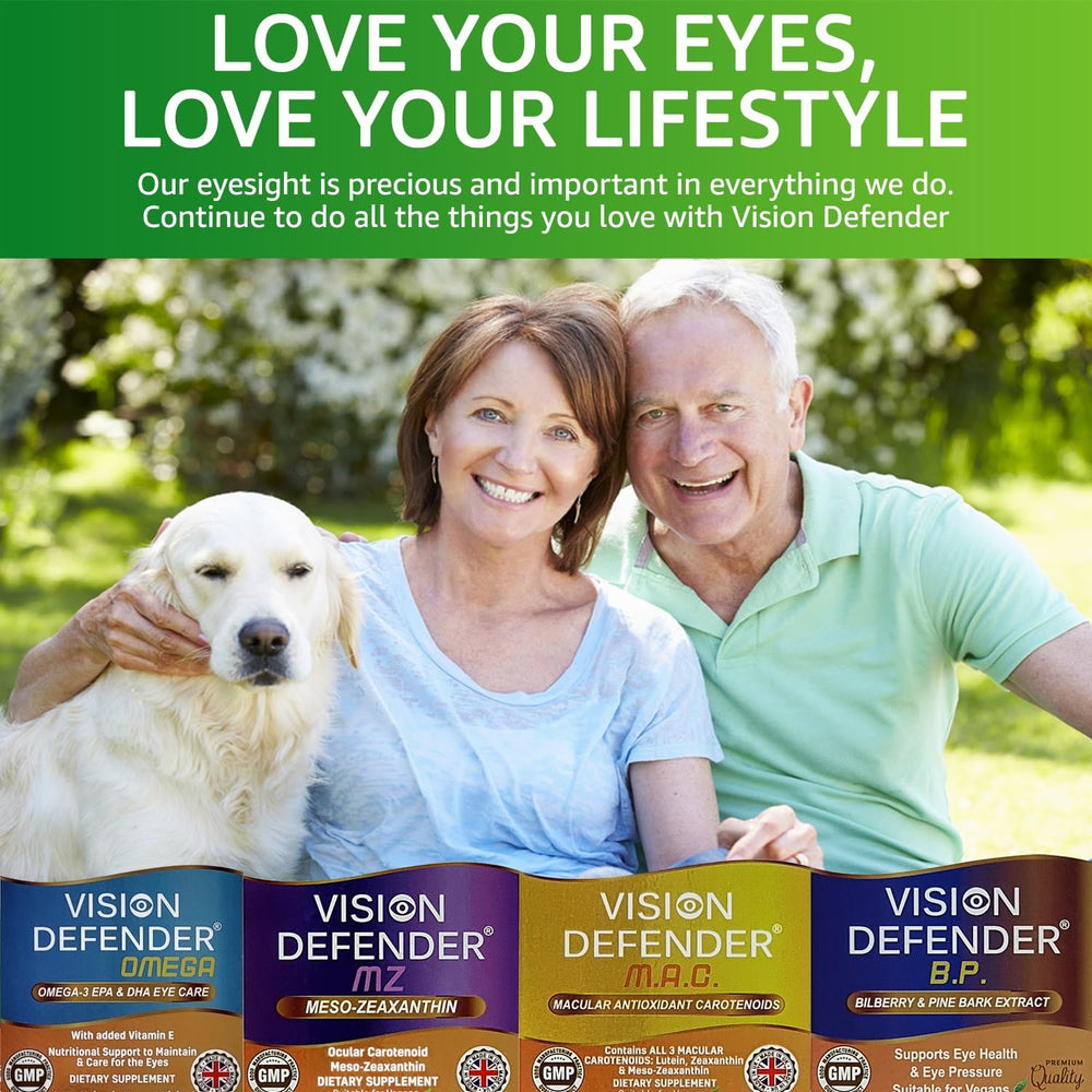 Vision Defender AREDS2 ingredients listed on bottle label