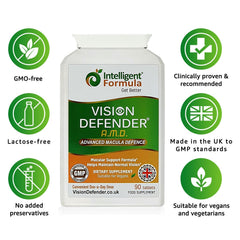 Intelligent Formula Vision Defender vegan tablet on white background