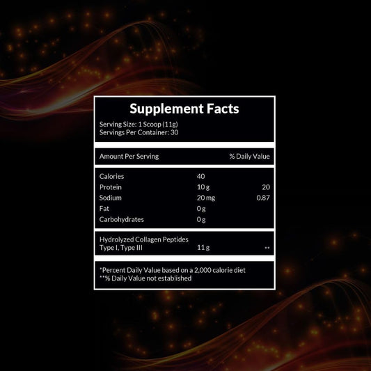 Intelligent Labs hydrolyzed collagen powder scoop designed for smooth mixing