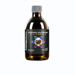 Intelligent Labs Liposomal Glutathione bottle closeup for daily antioxidant support