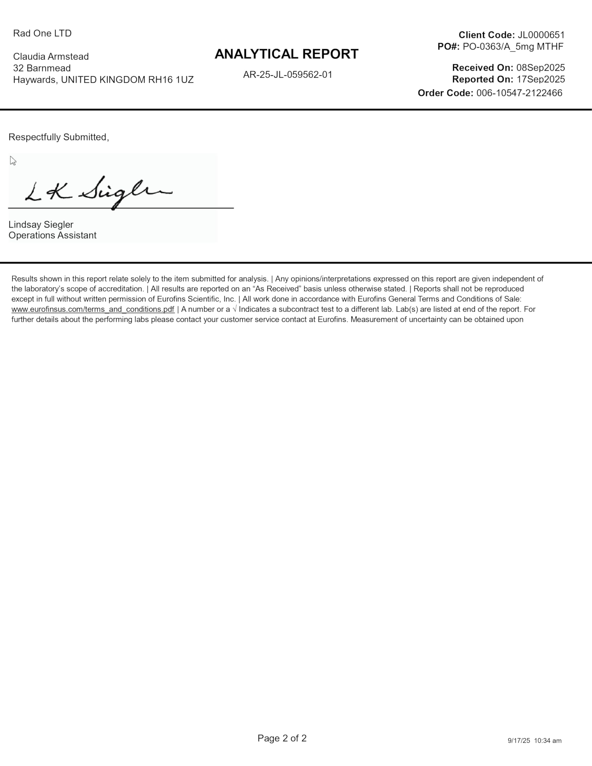 Intelligent Labs methylfolate supporting energy and mood potential