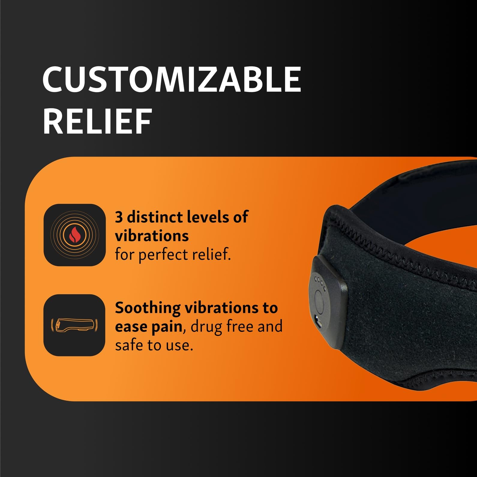 Intellinetix Headache Band is pregnancy-safe and non-invasive for head comfort.