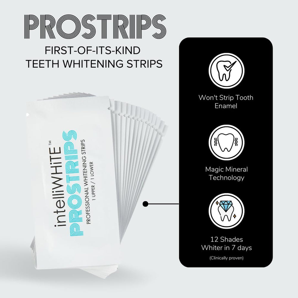 Intelliwhite ProStrips dentist-developed clinically evaluated whitening for trusted results.