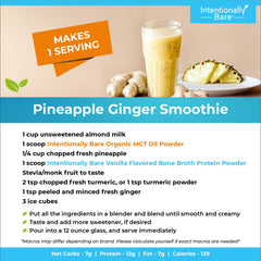 Front of label highlighting multi-collagen types 1-3