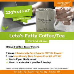 Intentionally Bare MCT Oil Powder supports keto-friendly meals and recipes