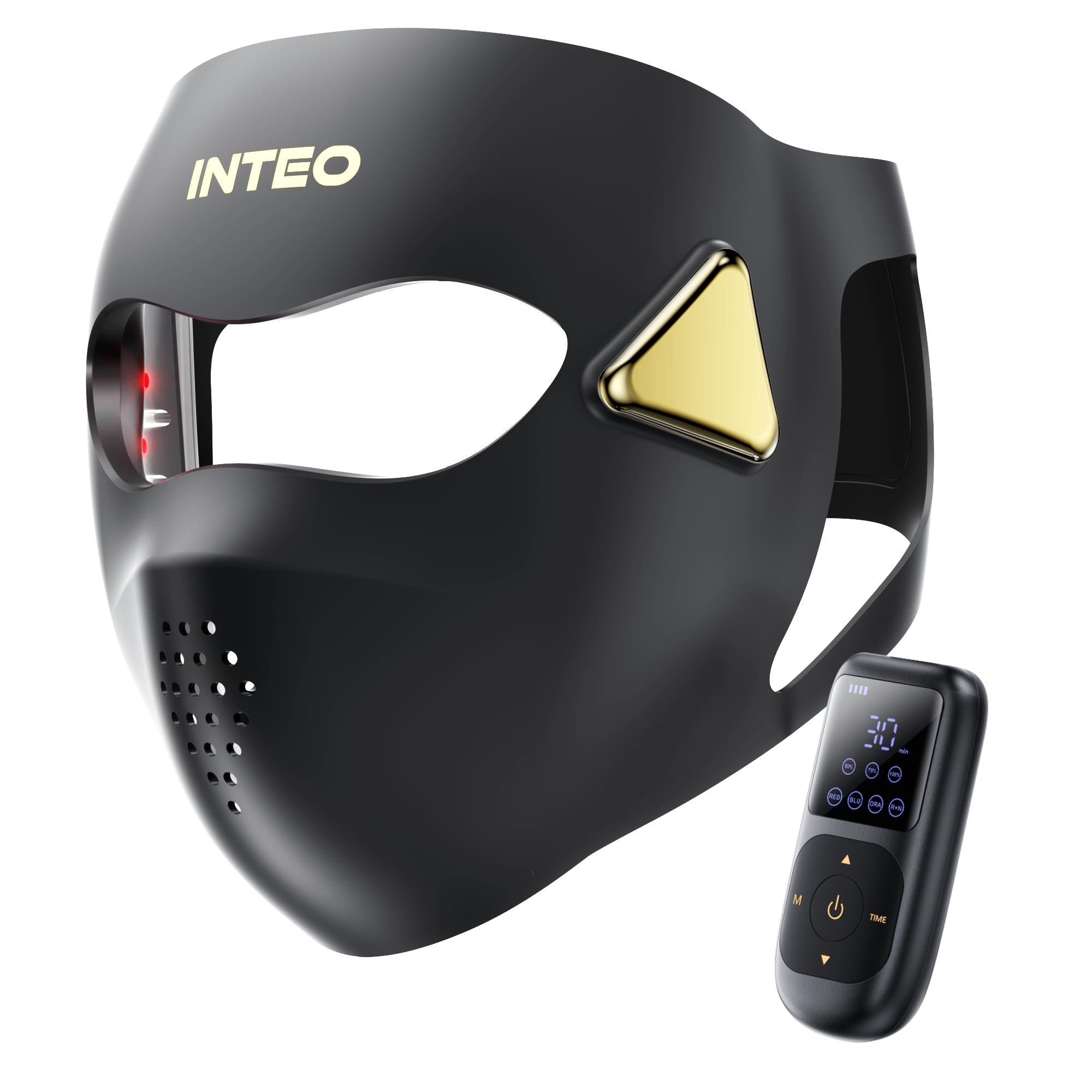 INTEO 4D-fit mask provides even light coverage for home use.