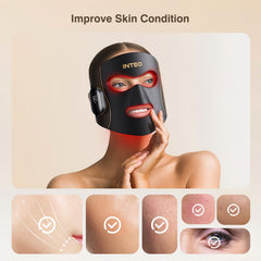 INTEO red light therapy mask portable bag ready for travel