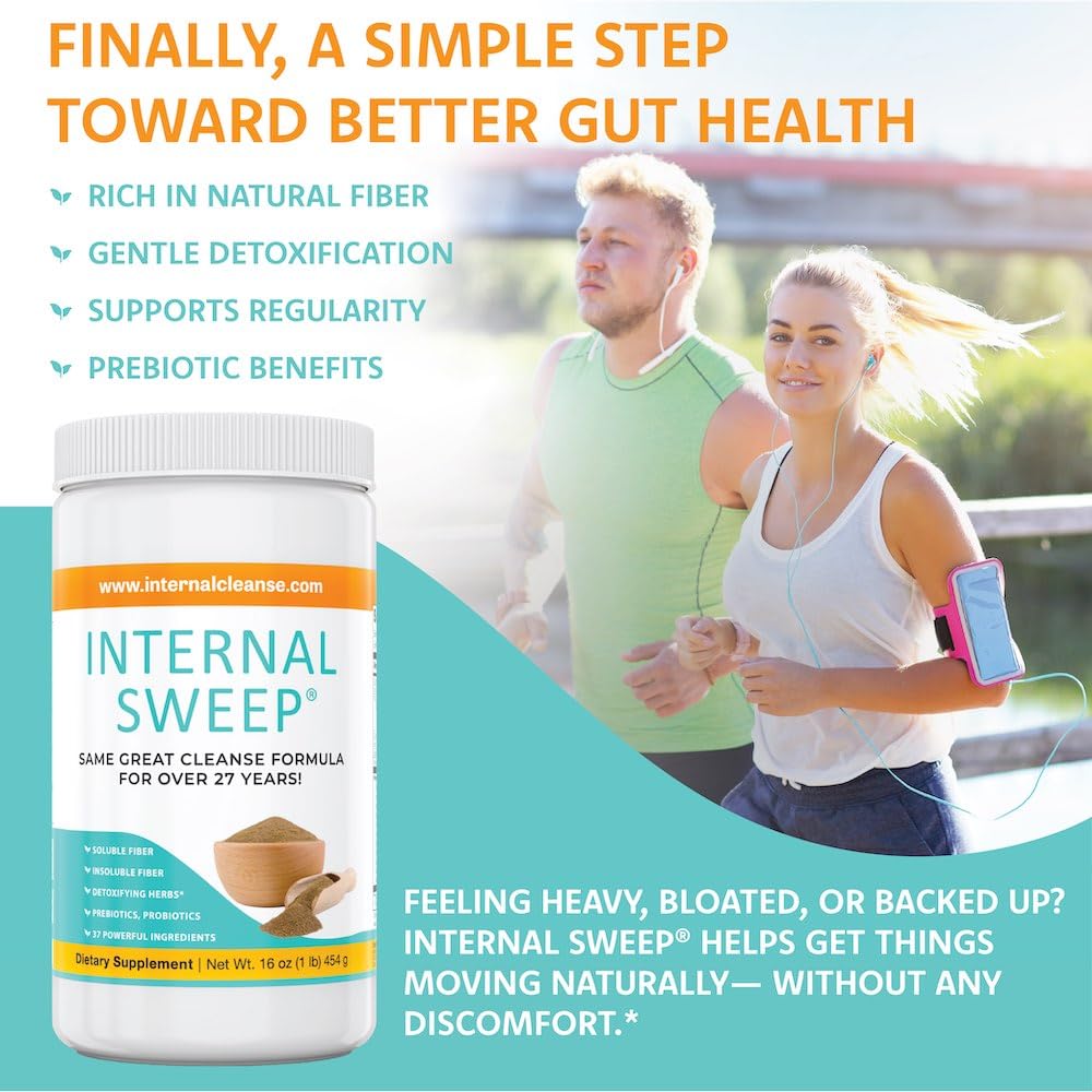 Internal Sweep scoop with powder for easy fiber intake