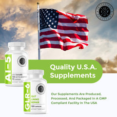 Intestinal Fortitude dairy-free label highlighting suitability for dairy-free diets.