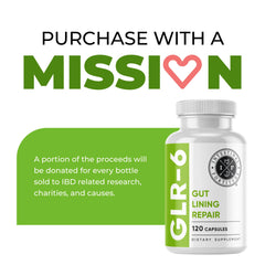 Intestinal Fortitude GLR-6 blister-pack capsules: clear packaging for daily gut support.