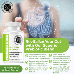 Livaux kiwifruit powder detail powering prebiotic blend for microbiome balance