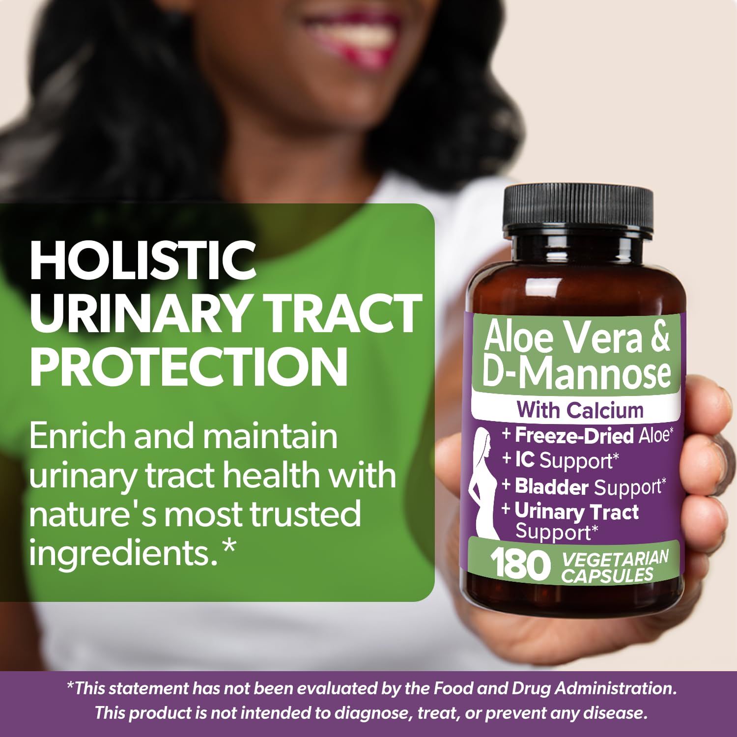 Intimate Rose Aloe Vera Capsules vegetarian capsule highlighting plant based formula.