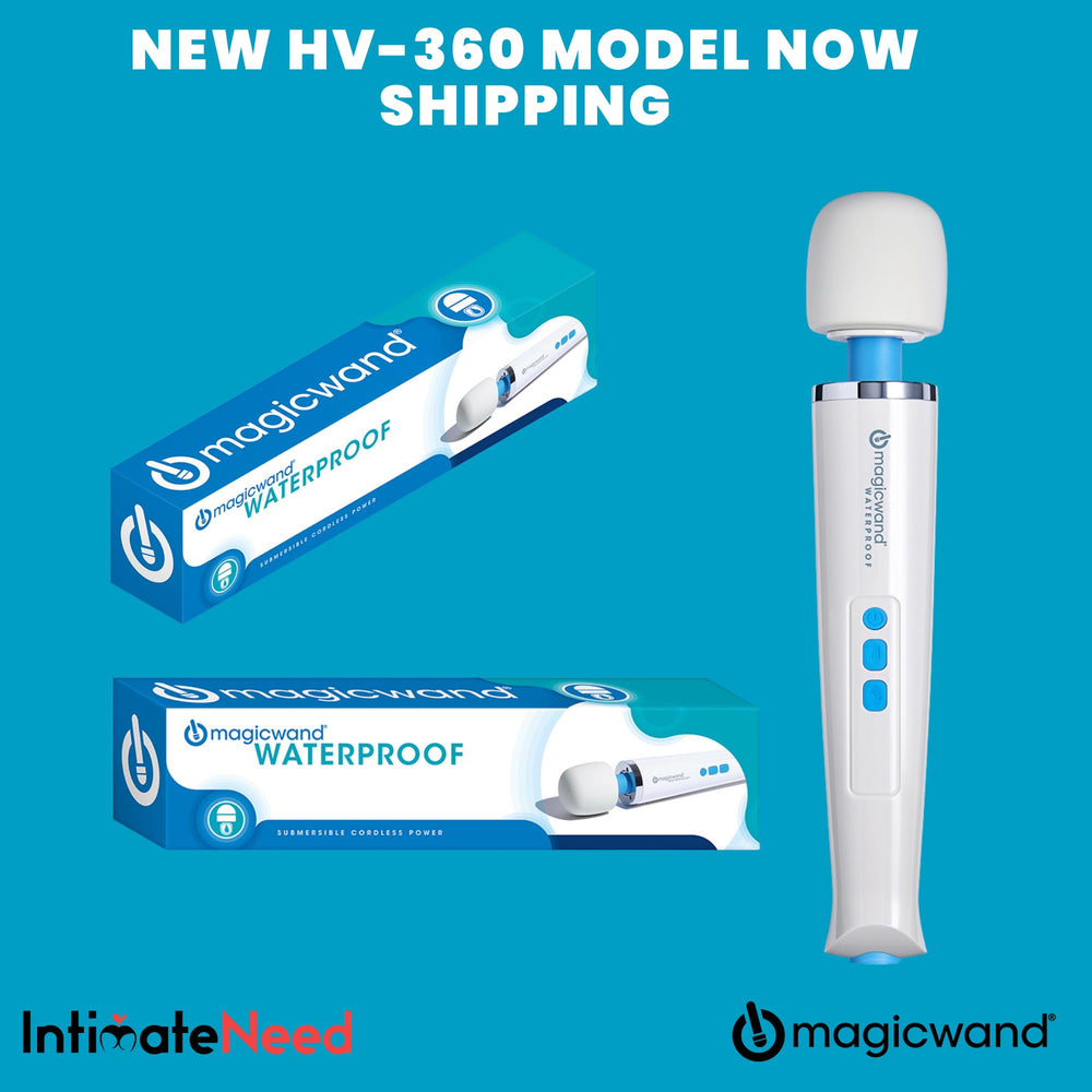 IntimateNeed Hitachi Magic Wand Waterproof HV360 soft silicone head for comfortable handling.