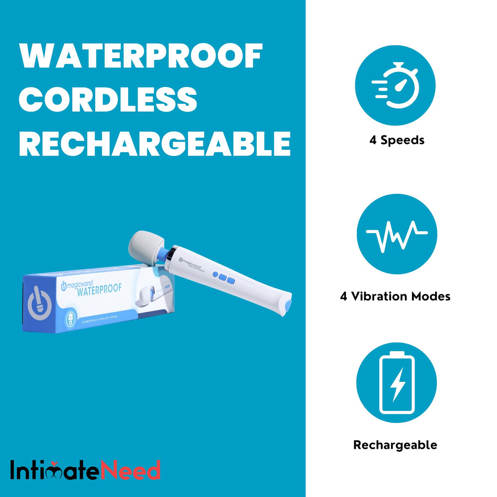 IntimateNeed Hitachi Magic Wand Waterproof HV360 cordless-rechargeable design for flexible use anywhere.
