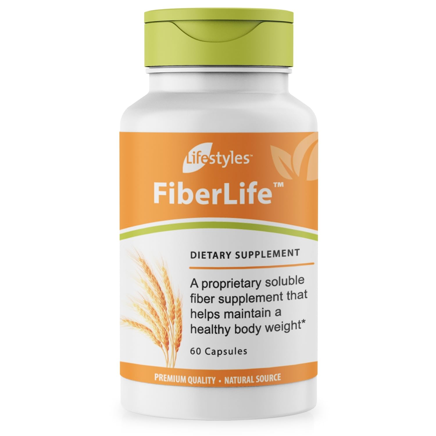 Intra FiberLife bottle with capsules supports digestive balance and satiety.