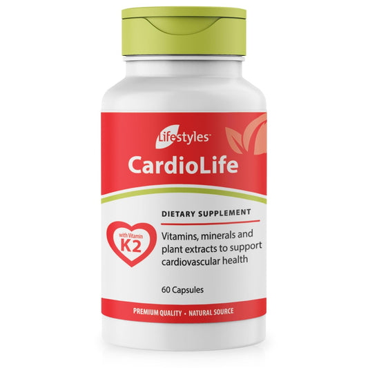 Intra CardioLife bottle for daily heart health support.