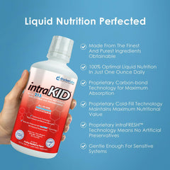 IntraKID Drucker Labs non-GMO dairy-free formula for allergen-conscious households.
