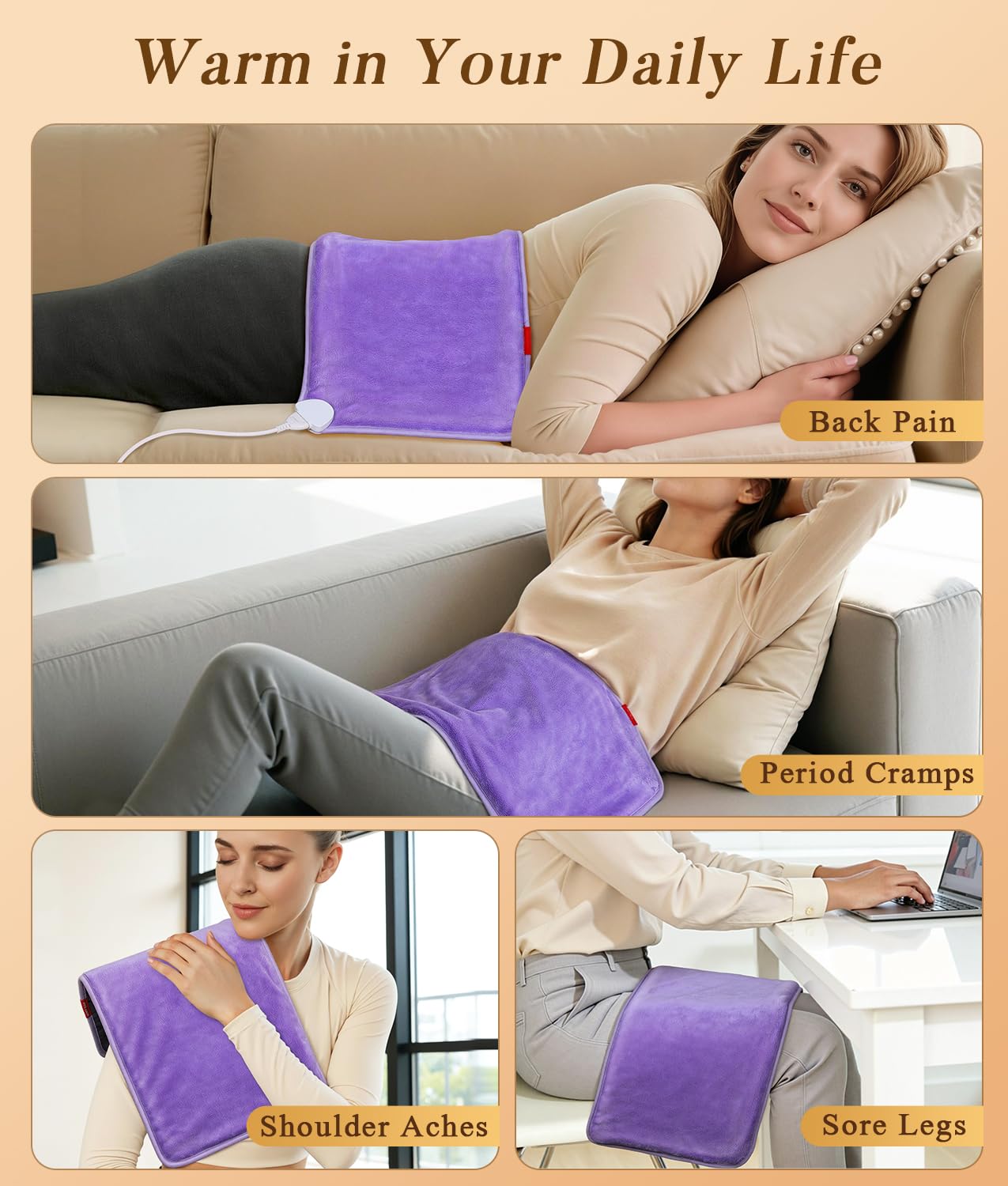 InVarme 2H auto-off timer enhances safe, easy use.