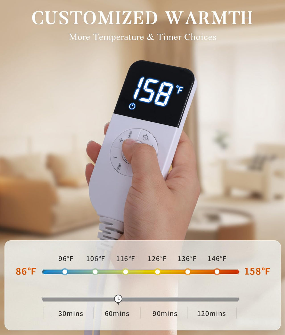 InVarme far-infrared warmth provides deep, soothing comfort.