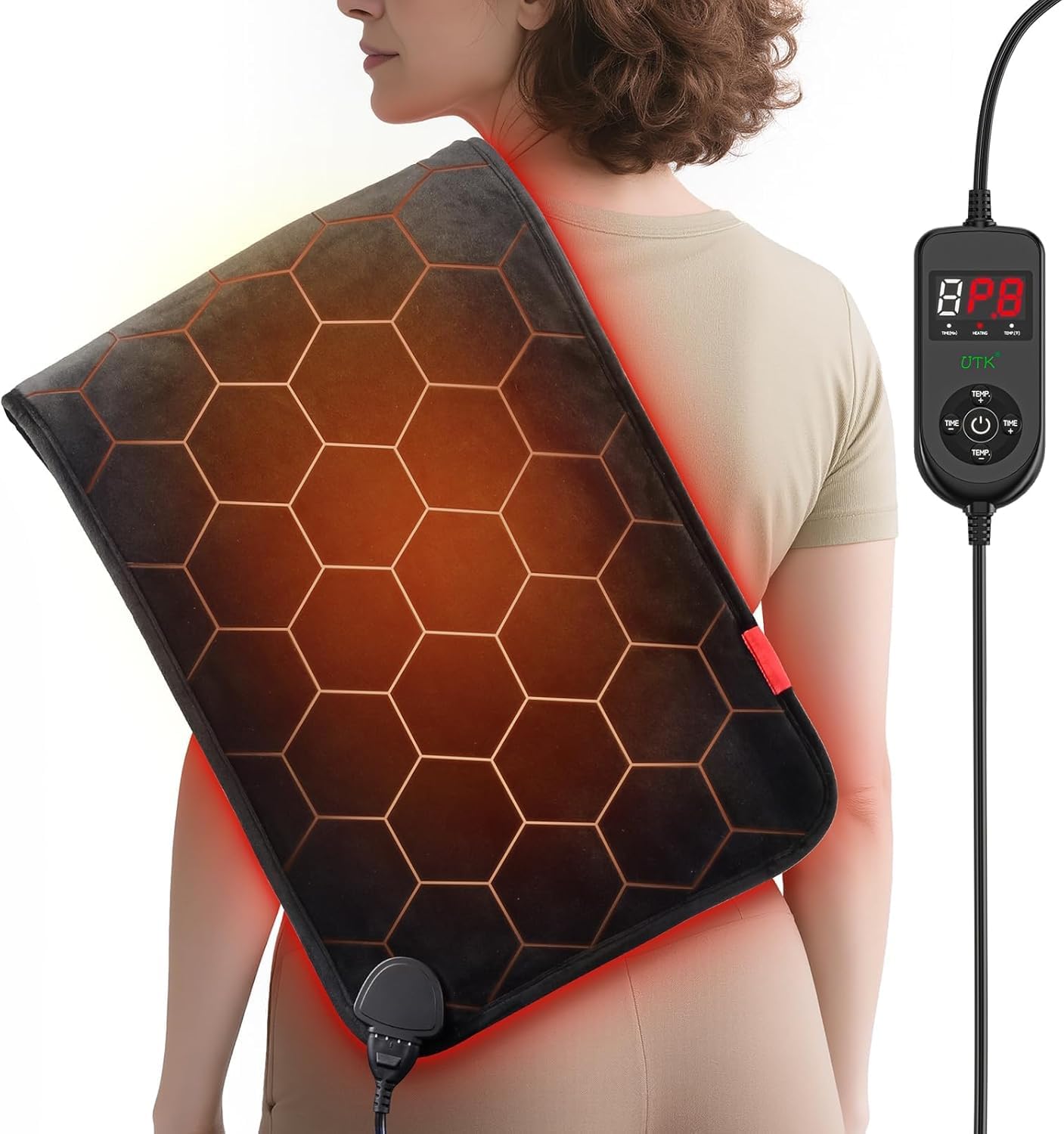 InVarme far infrared pad with graphene tech for fast, deep warmth.