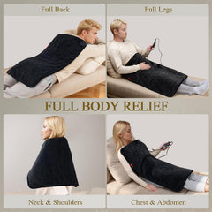 InVarme large 33x17 inch area covers back, shoulders, and abdomen.