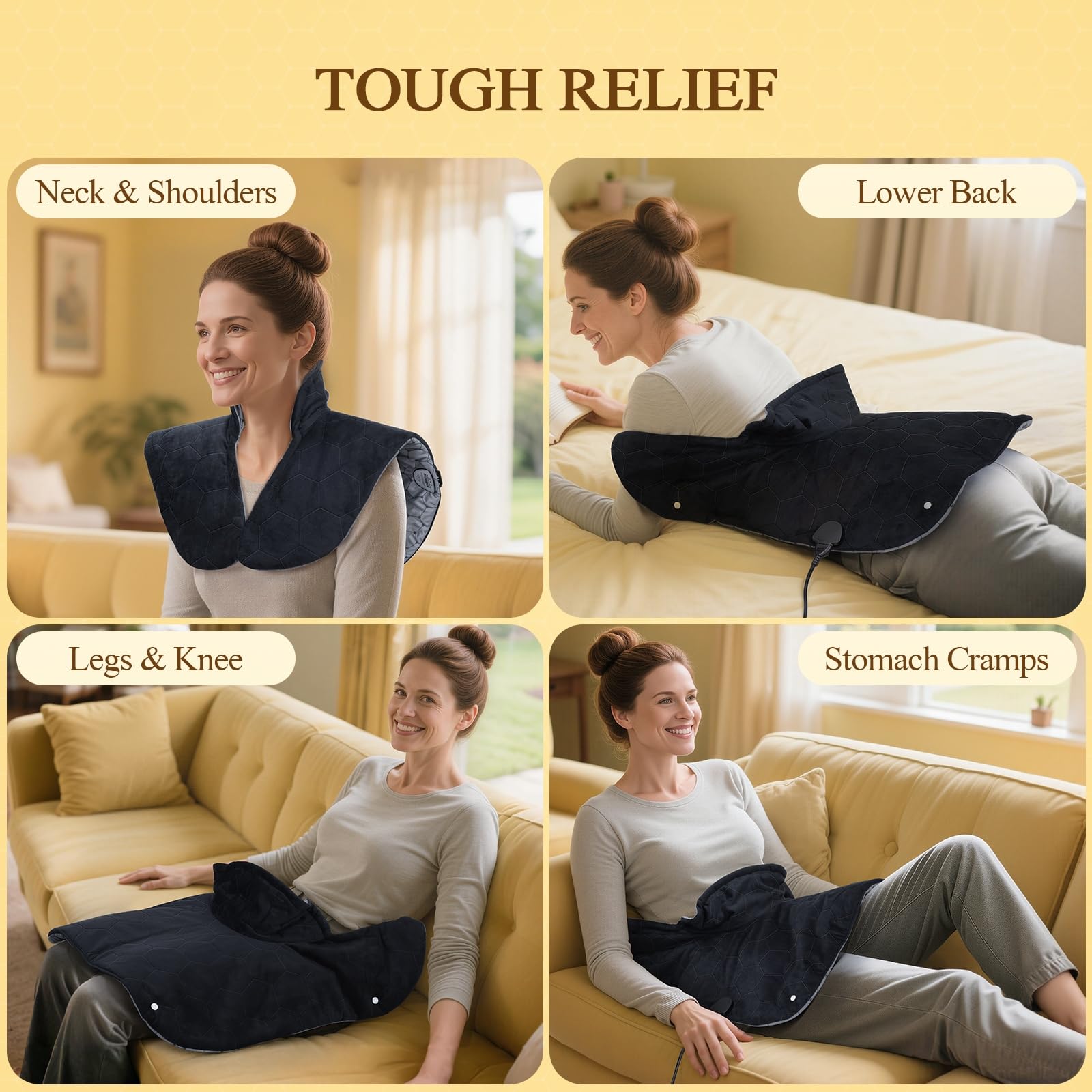InVarme soft fleece cover providing comfortable contact during sessions