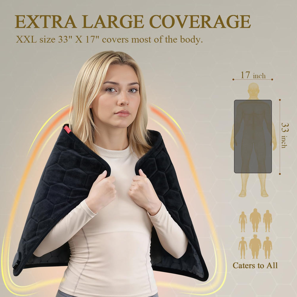 InVarme soft plush fabric offers comfortable all-day warmth.