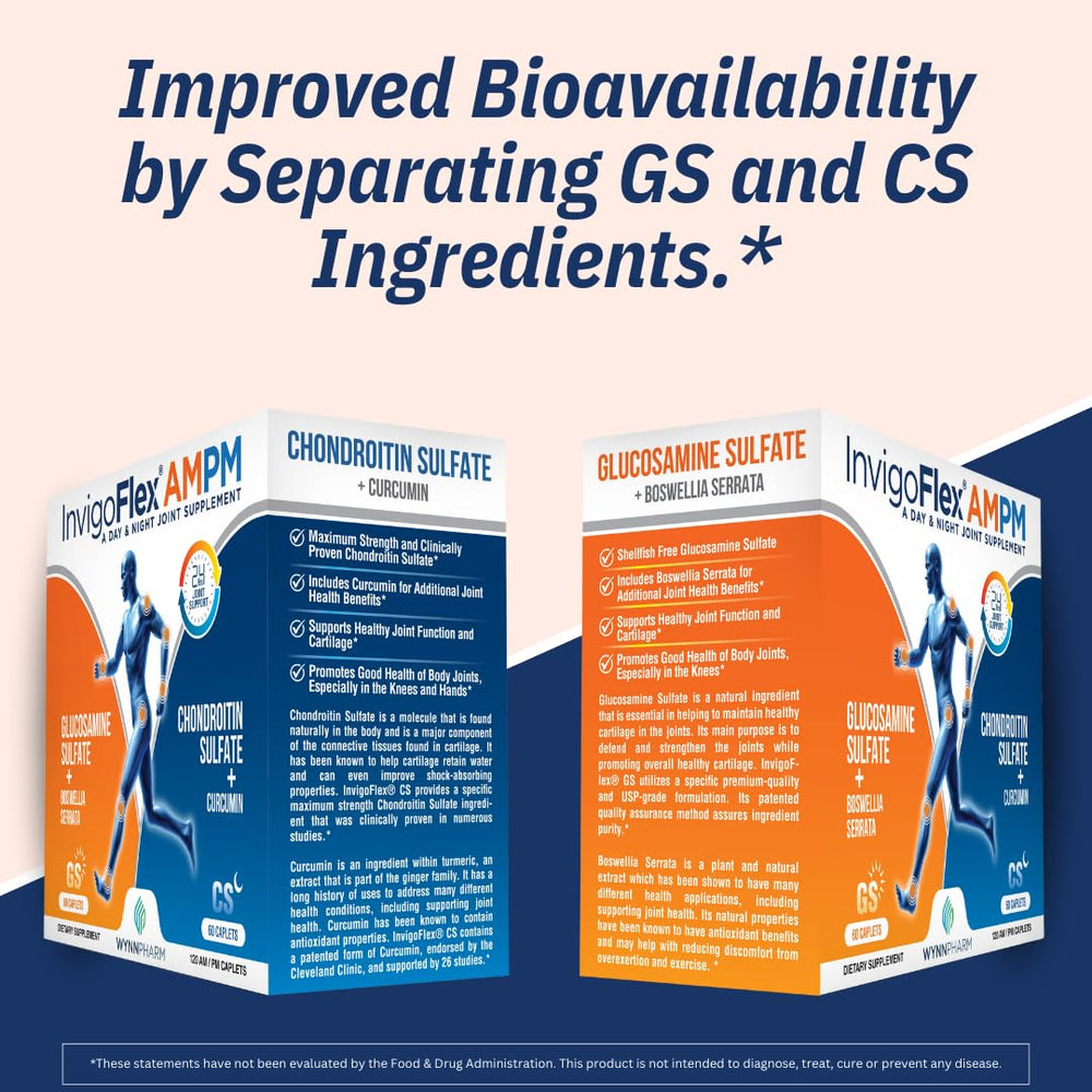 INVIGOFLEX chondroitin sulfate capsules evening-dose joint comfort