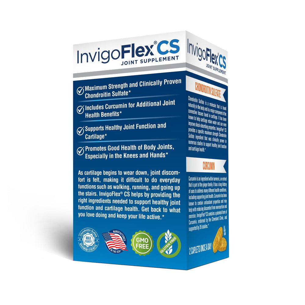 INVIGOFLEX CS curcumin turmeric powder visual hinting at antioxidant support