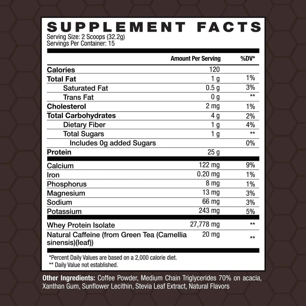 Hot INVIGOR8 protein coffee in a cup for a smooth energy boost.