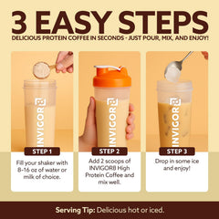 INVIGOR8 packaging front showing brand and macros.
