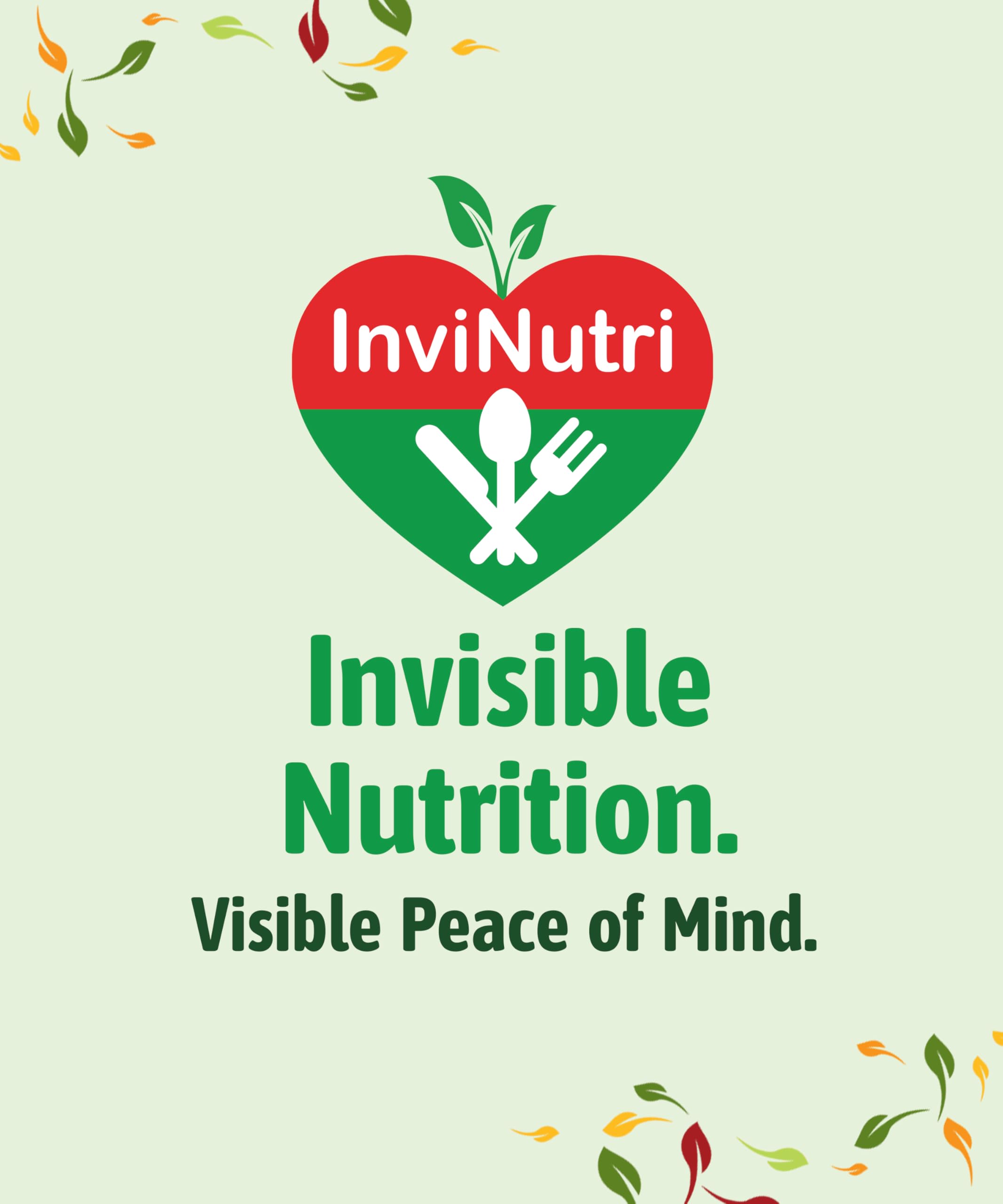 InviNutri bottle with spoon on table, family-friendly health support.