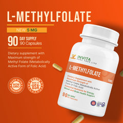 INVITA bottle packaging front highlighting non-GMO and gluten-free status