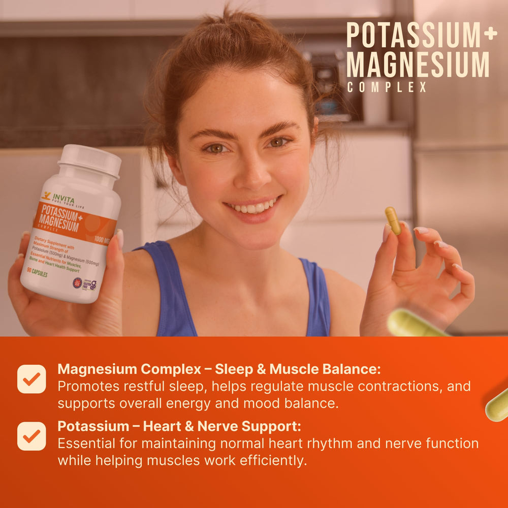 Invita Potassium Magnesium Complex ingredients display diverse magnesium forms