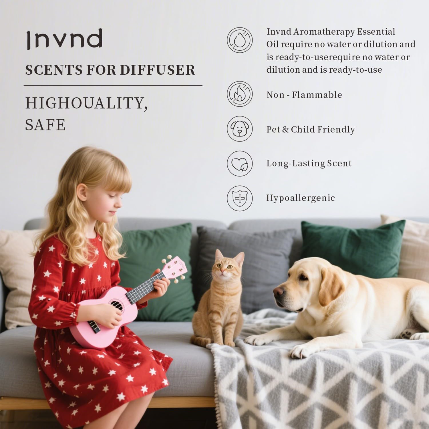 Invnd DIY candles aromatic oil elevates homemade candles with refined scent.