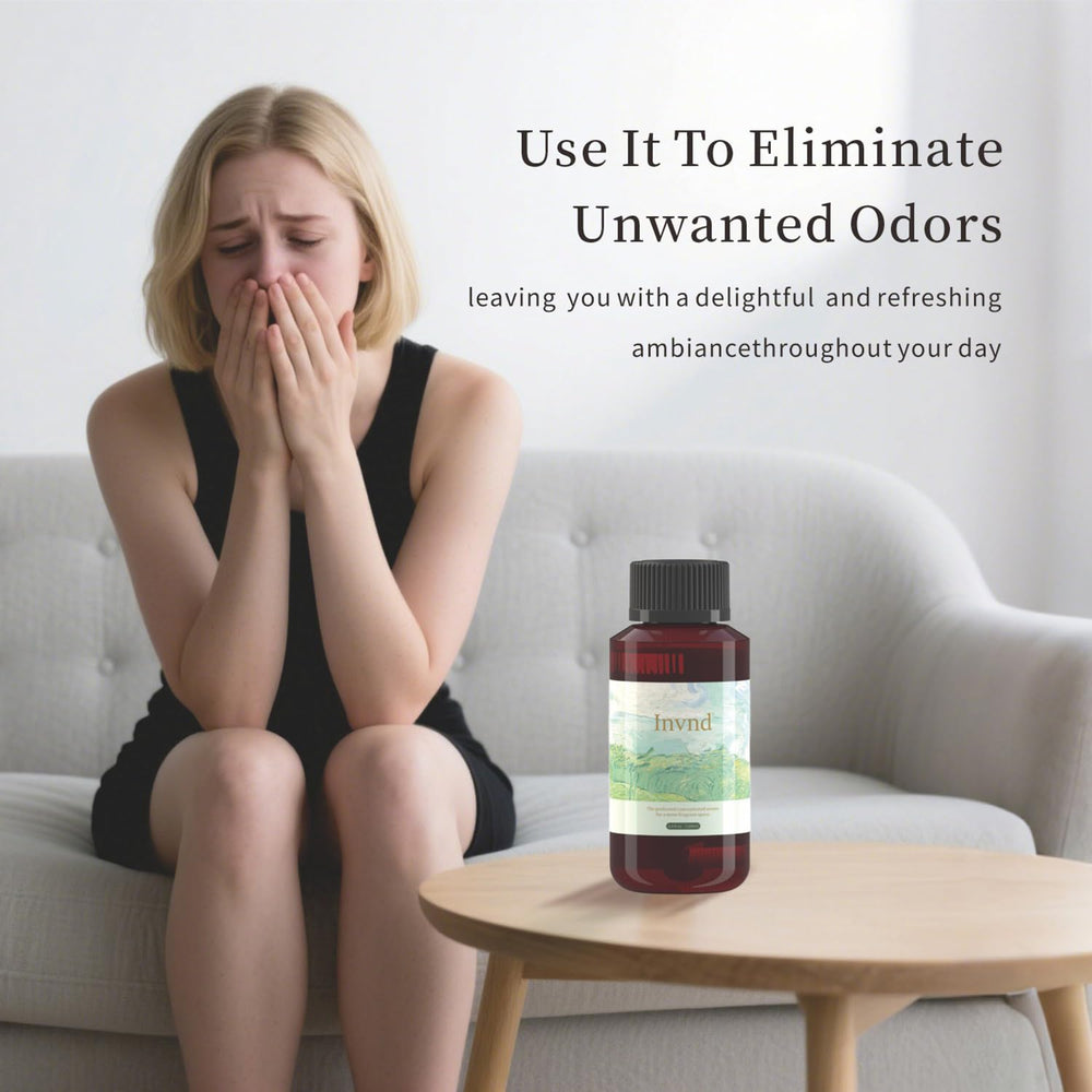 Packaging and storage guidance for Invnd Zen Tea oil at room temperature.