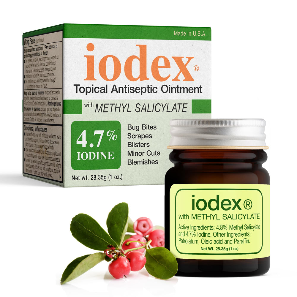 IODEX BAAR methyl salicylate ointment tube ready for easy topical application