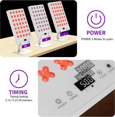 iPlantop red light panel face-use option supports facial skin care sessions.