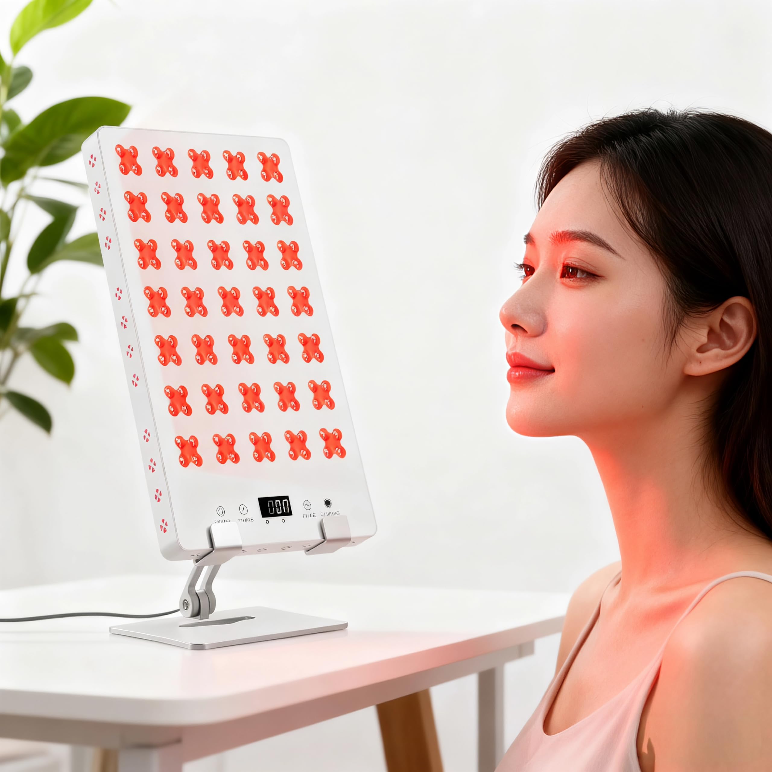 iPlantop red light panel full-body-use setup suitable for home gym or bedroom.